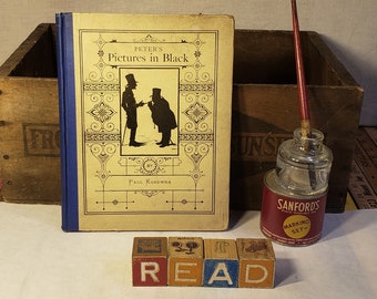 Peter's Pictures In Black - Black Peter Scissor-Pictures de Paul Konewka With Rhymes from the German ? publicado en 1870