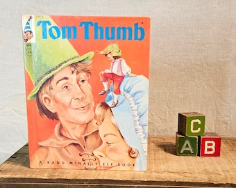 Tom Thumb ~ Illustrated by Lucille Wallace ~ A Rand McNally Elf Book ~ 1959