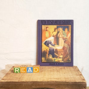 New Testament Stories ~ Geschrieben von Lillie A. Faris ~ Illustriert von Arthur O Scott ~ 1936 1. Ausgabe