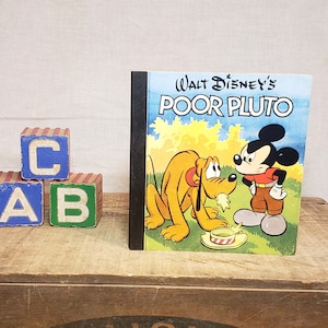 Walt Disney&#39;s POOR PLUTO ~ Vintage book ~ 1948