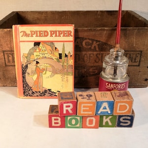 The Pied Piper and The Seven Wonderful Cats ~ Retold by Wallace C. Wadsworth ~ Illustrated by Margaret Evans Price ~1936
