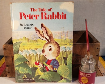 The Tale Of Peter Rabbit ~ Written by Beatrix Potter ~ Illustrated by Rod Ruth~ A Big Golden Book ~ 1978