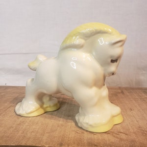 Vintage California Walker Pottery Draft Horse Planter ~ Percheron ~ Clydesdale ~ Shire ~ 1940's