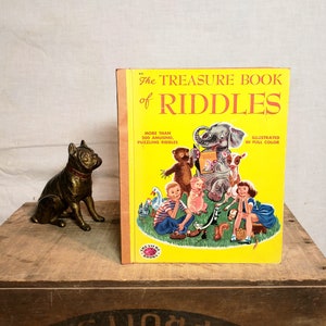 Ruth Ottman Riddle The Treasure Book of Riddles - Compiled by Robert North ~ Illustrated ...