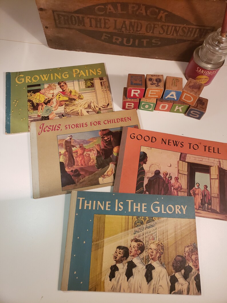 4 Children's Religion Books Thine is the Glory Good News Etsy