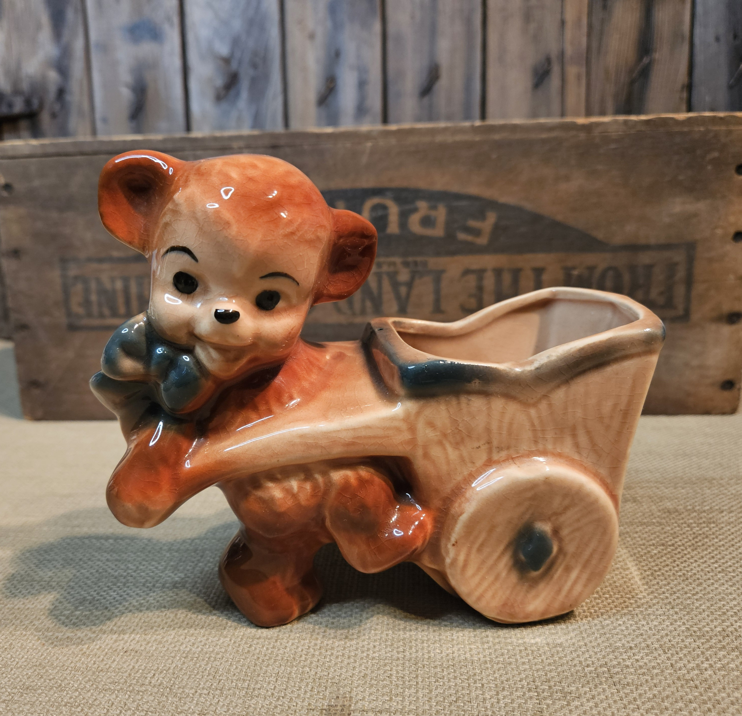 Vintage beer trekken kar plantenbak ~ Japan ~ jaren 1950 - Etsy