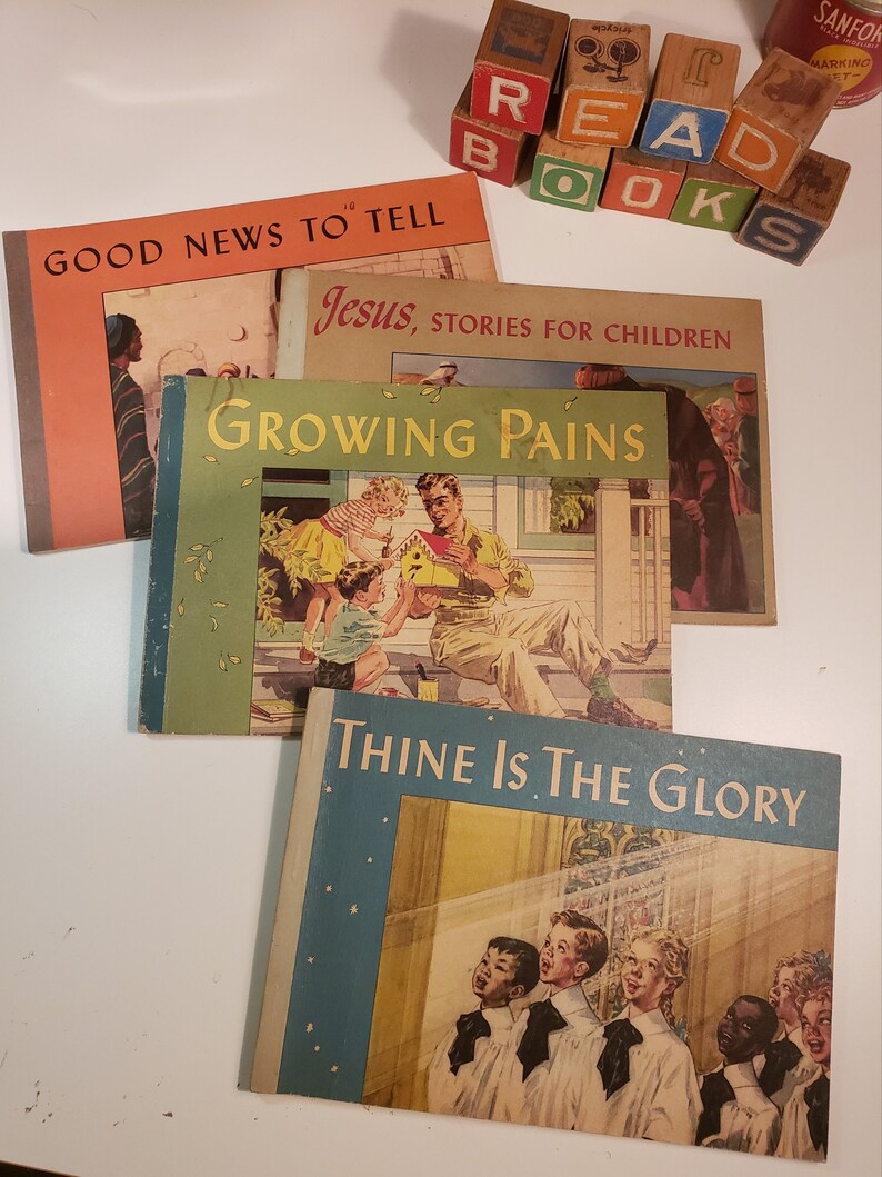 4 Children's Religion Books Thine is the Glory Good News Etsy