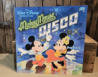 Vintage LP Record ~ Walt Disney Presents Mickey Mouse and His