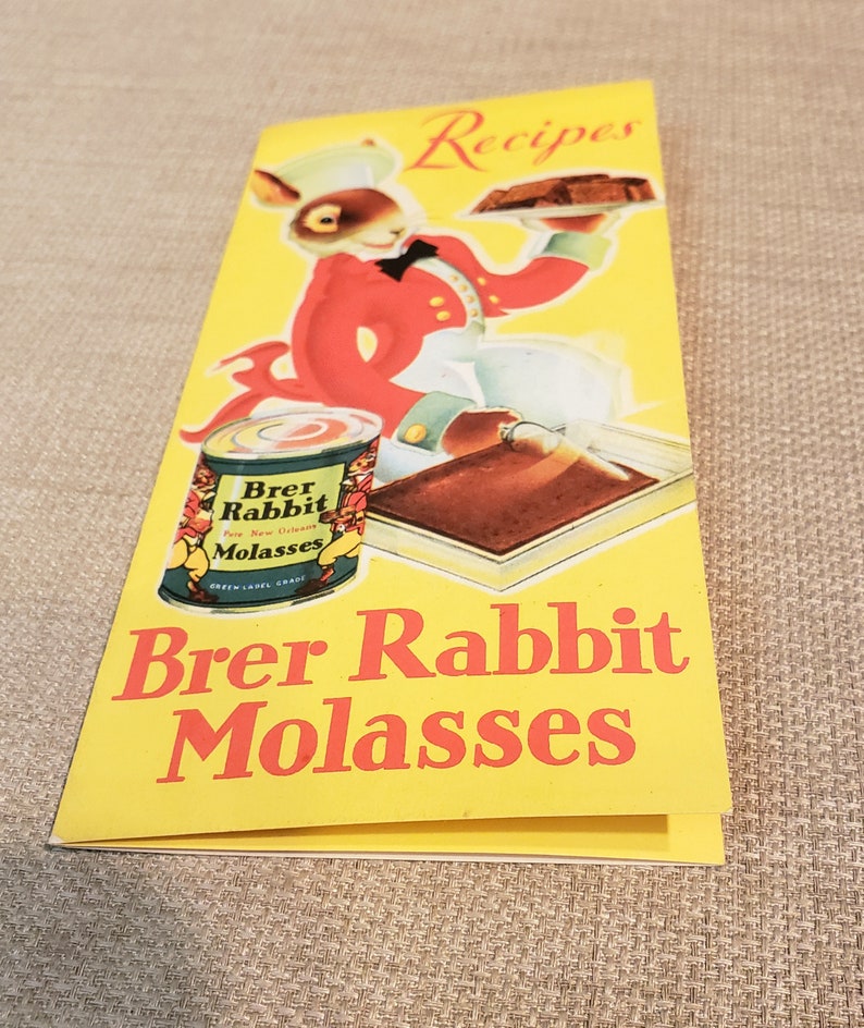 Original Vintage Brer Rabbit Molasses Recipes and Advertising Etsy