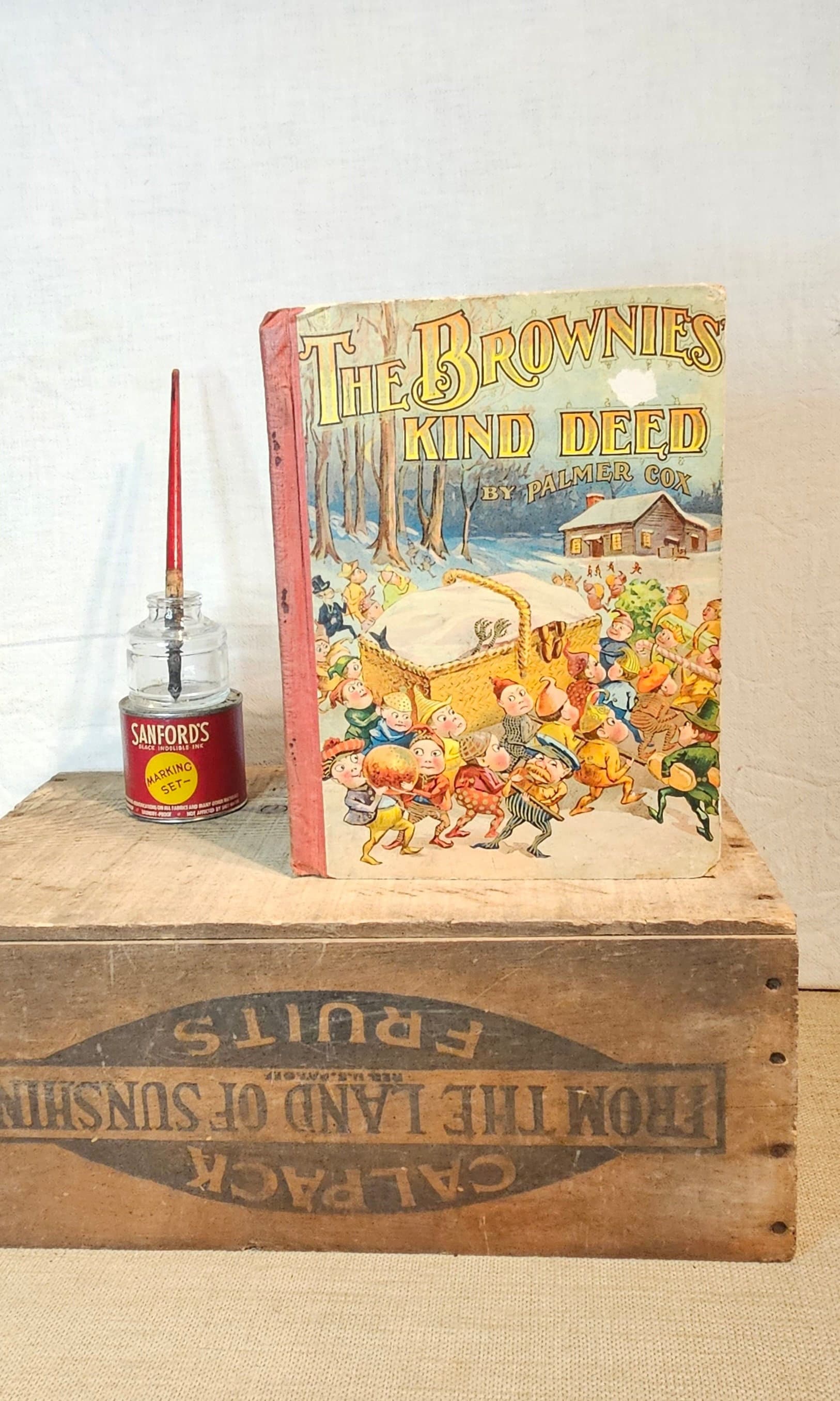 【レア】 パーマーコックス ブラウニー ヴィンテージ 絵本 洋書 Palmer Cox Book - Etsy