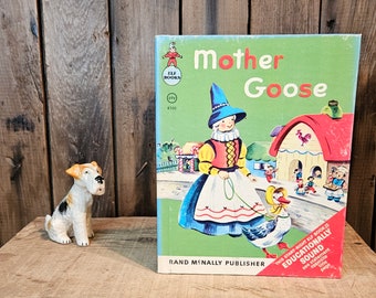 Mother Goose ~ Illustrated by Anne Sellers Leaf ~ Elf Books ~ 1958