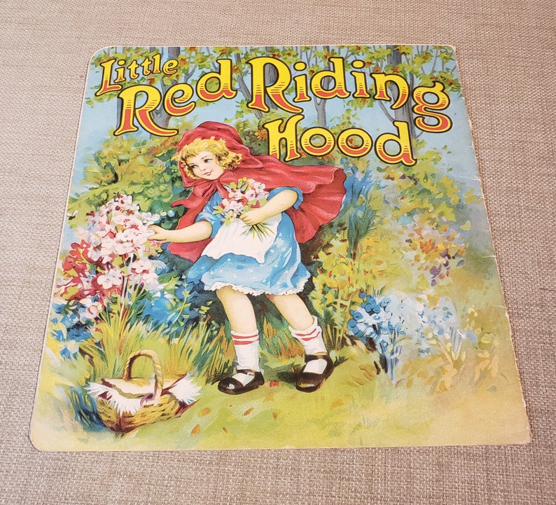 Little Red Riding Hood ~ Vintage Soft Cover Children's Book ~ Verses by ...