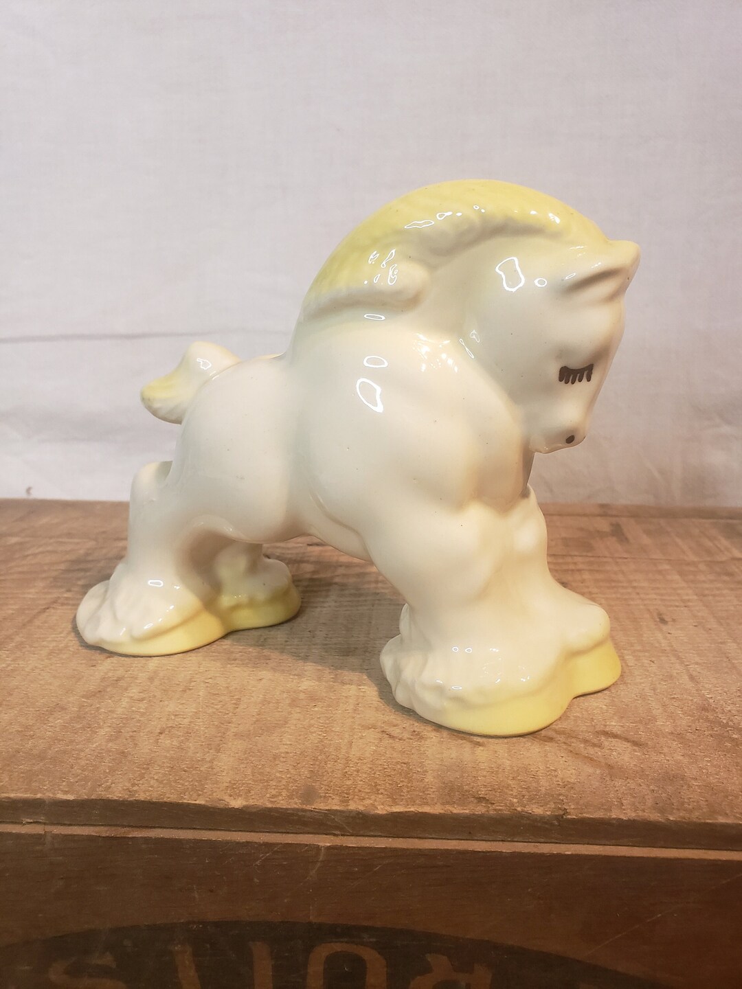 Vintage California Walker Pottery Draft Horse Planter Etsy
