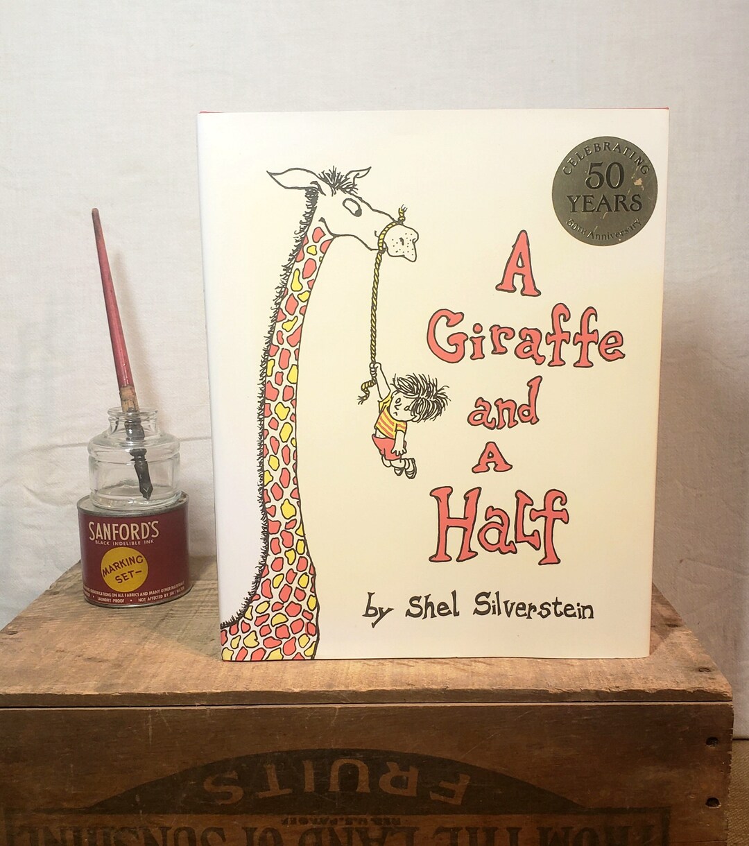 A Giraffe and A Half Written and Illustrated by Shel Silverstein 1992 ...