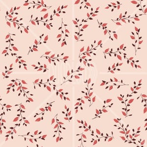 Boutons de rose dessinés à la main | Rose Rouge | Motif répétitif sans couture | Téléchargement numérique instantané | Utilisation commerciale