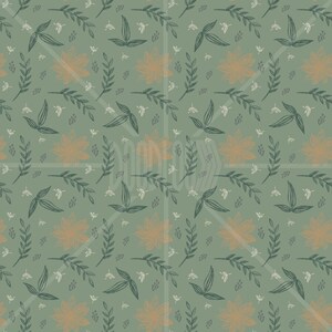 Bohemian Floral | Seamless Repeating Pattern | Instant Digital Download | Commercial Use