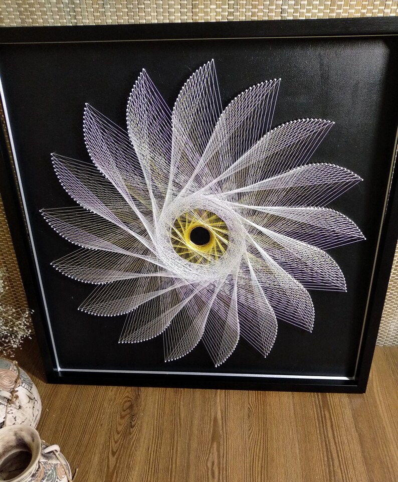 String Art Artist Mandala String Art String Art for Sale Etsy
