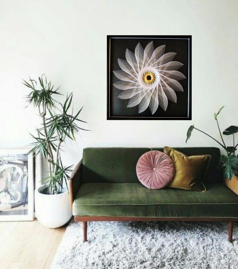 String Art Artist Mandala String Art String Art for Sale Etsy