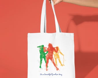 Borsa tote ispirata al musical Heathers, regalo per gli amanti del teatro, regalo per gli amanti dei musical, regalo teatrale, regalo di compleanno