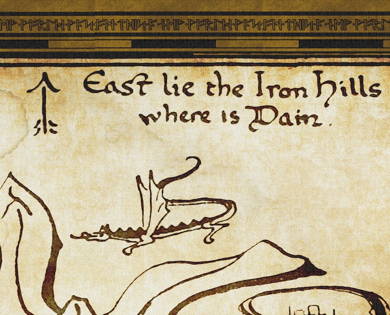 The Hobbit the Hobbit Art Middle Earth Gift for Him - Etsy