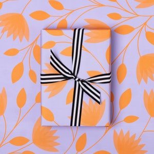 Large Flowers Wrapping Paper