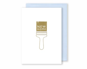 Foiled New Home Card