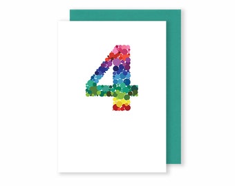 Age 4 | Birthday / Anniversary Card