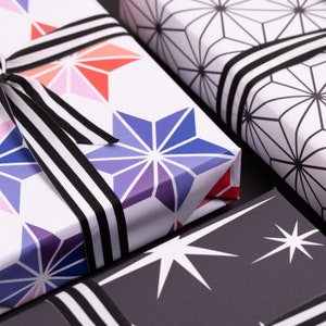 Coloured Snowflakes Christmas Gift Wrap image 2