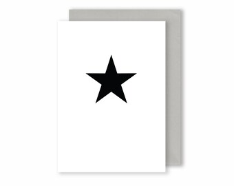 Christmas Card | Black Star