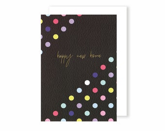 Happy New Home Greeting Card | Eighties Disco