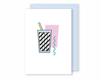 Milkshake Card | Memphis