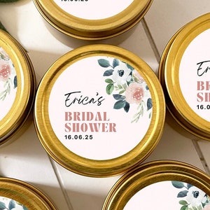 Personalized 2oz Wedding Candle Favors: Bulk Custom Gifts for Guests, Bridal Showers & Special Events
