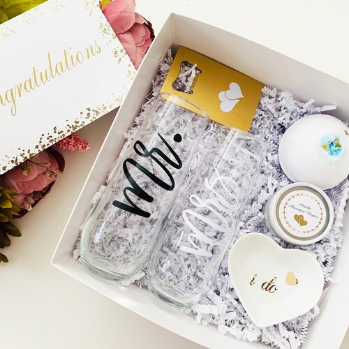 Engagement Gift for Couple Couple Gift Box Future Mrs. Etsy