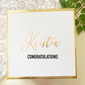 Best Boss Ever, Bosses Day , Gift for Co-Worker, Promotion Gift Box, New Job New Hire Gift, Congratulations Gift Box, girl boss gift image 2