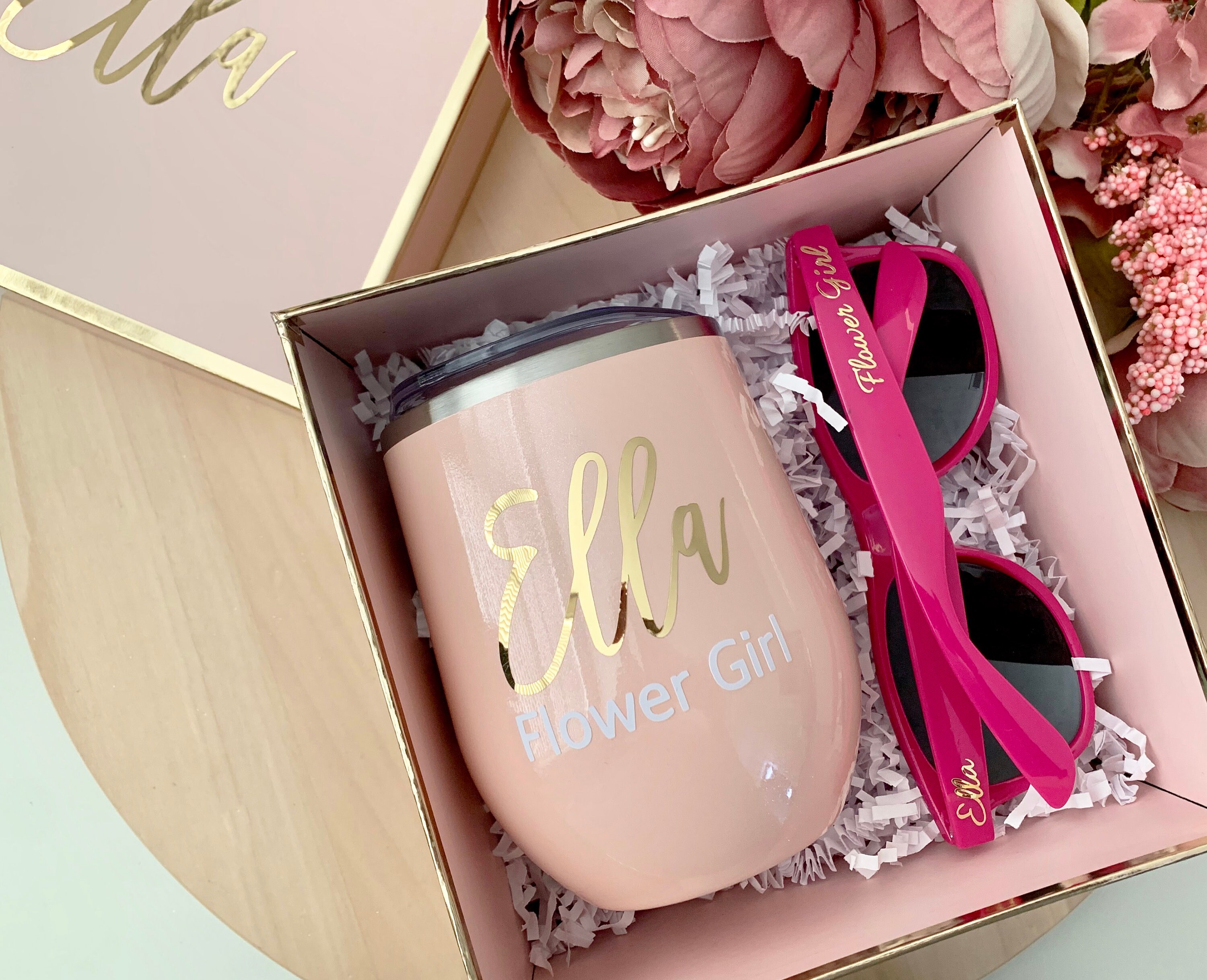 Personalized Flower Girl Gift Box / Flower Girl Gift Set / Etsy