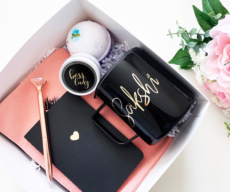 Congratulations gift box / Gift for Girl Boss / New Job Gift Etsy