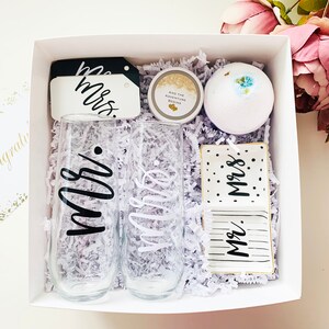 Engagement Gift for Couple Couple Gift Box Future Mrs. Gift Box Just Engaged Gift Set Wedding Gift Set Bride to be Gift Box image 4