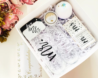 Engagement Gift for Couple - Couple Gift Box - Future Mrs. Gift Box - Just Engaged Gift Set - Wedding Gift Set- Bride to be Gift Box