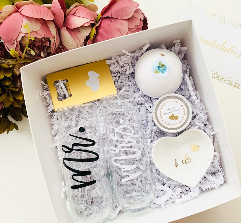 Personalized Engagement Gift for Couple Couple Gift Box Future  Etsy