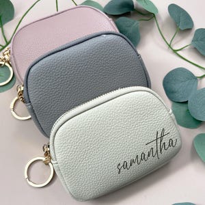 Regalo de agradecimiento para empleados, regalo de agradecimiento para personal de oficina, mini billeteras grabadas para mujeres, regalo para mujeres, regalo para el Día de la Madre al por mayor.