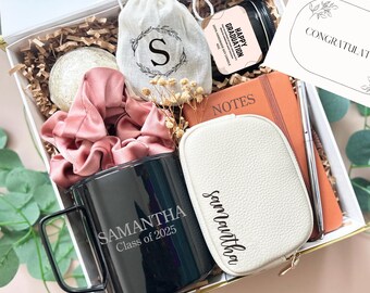 Graduation Gift For Her For College or High School Class of 2026, Teacher Graduation Gift Box, Daughter Congrats for PHD, Masters