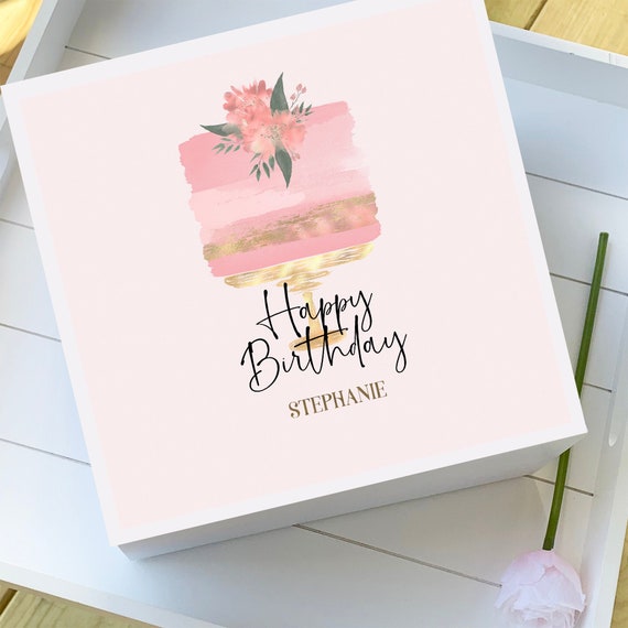 Birthday Gift Box Happy Birthday Gift Gift Box for Her Best Etsy