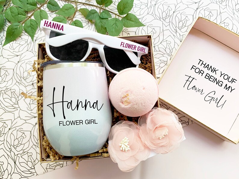 Personalized Flower Girl Gift Box / Flower Girl Gift Set / Etsy