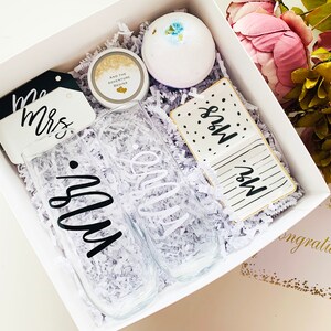 Engagement Gift for Couple Couple Gift Box Future Mrs. Gift Box Just Engaged Gift Set Wedding Gift Set Bride to be Gift Box image 3