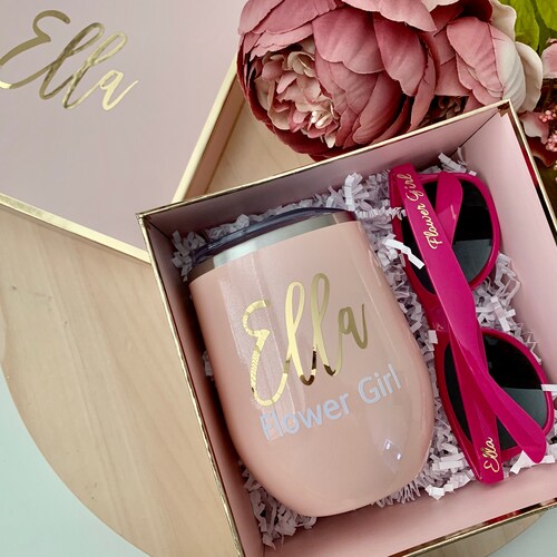 Personalized Flower Girl Gift Box / Flower Girl Gift Set / Etsy