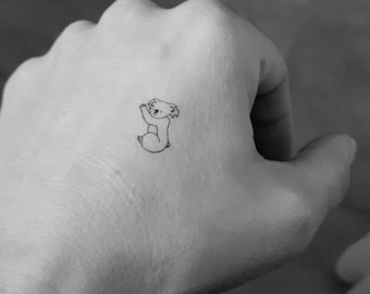 9 Koala Tattoos / Temporäre Tattoos / Temporäre Tattoo / Tier Tattoo