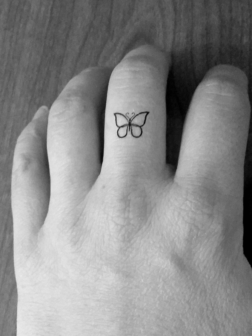 Delicate Finger Tattoo Pack | Semi-Permanent Tattoo - Not a Tattoo