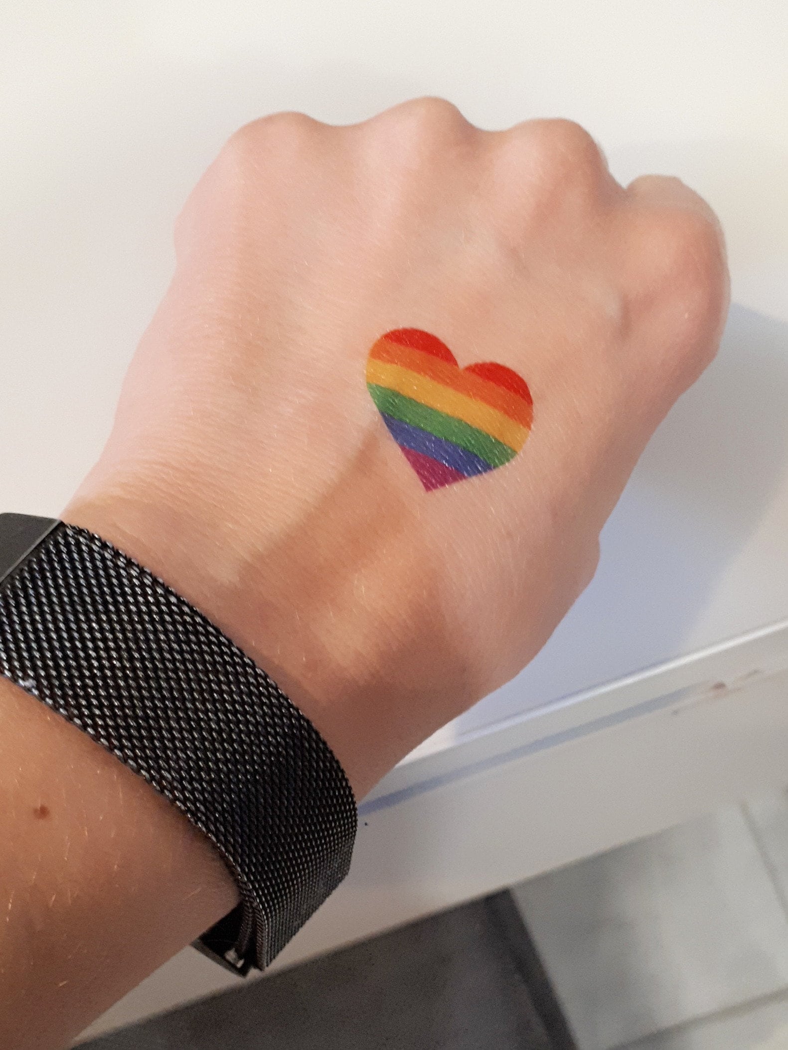 6 LGBT Hearts Pride Rainbow Temporary Tattoo LGBT Gay - Etsy Finland