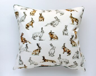 Handmade & Hand Drawn Red Fox Cushion | Original Hand Drawn Illustration Design | Duck Feather Cushion Pad Pillow