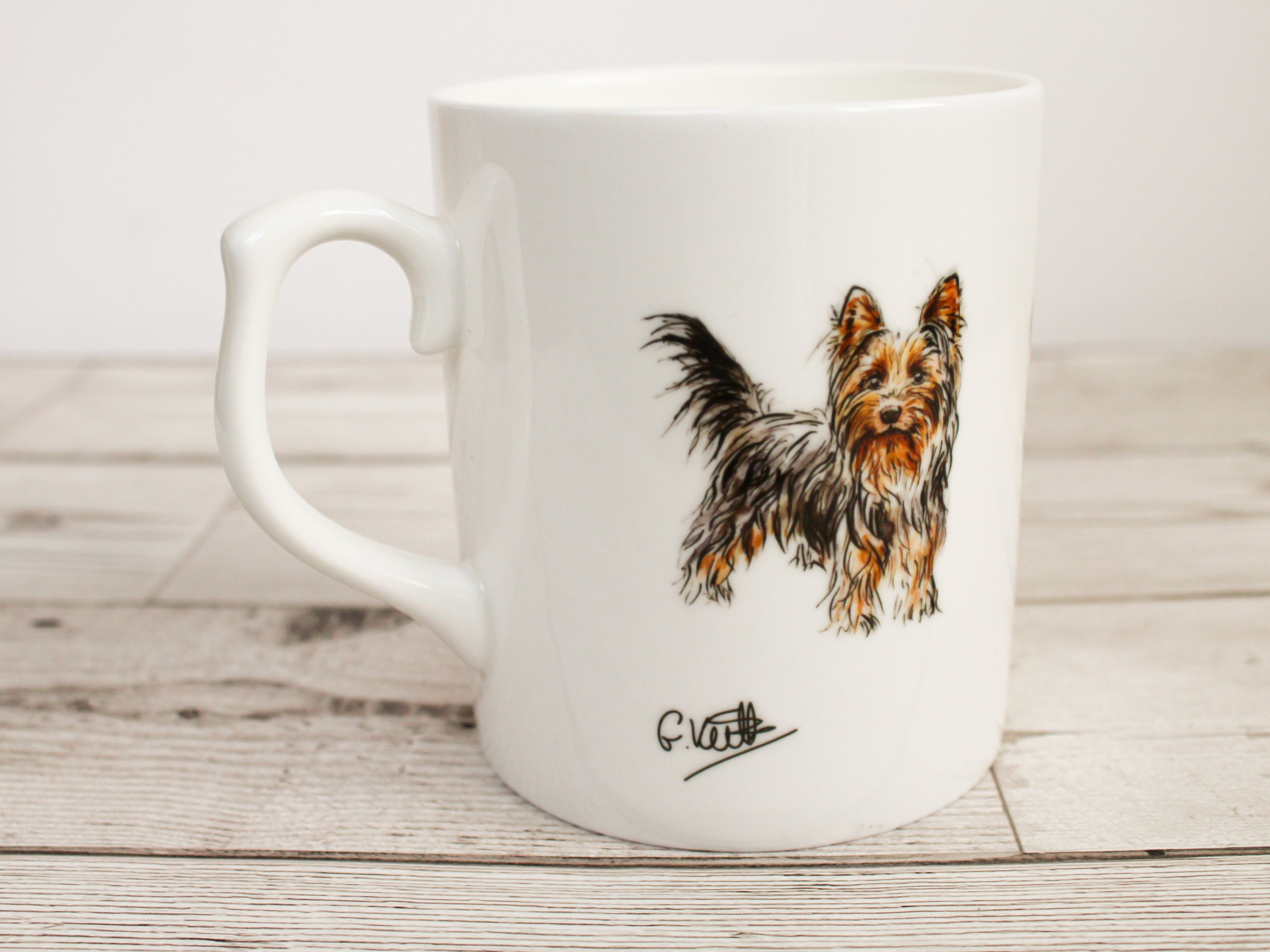Best of Breed New Bone China Mug Yorkshire Terrier 